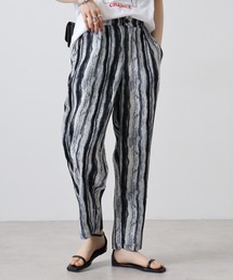 EVOLUTION（エボリューション）の「Patterned pleated easy pants / 柄プリーツパンツ（スラックス）」