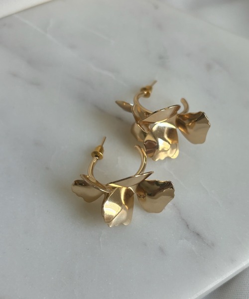 DouDou(ドゥドゥ)の「メタルモチーフピアス(ピアス(両耳用)・レディース・ゴールド/シルバー・FREE)」の9枚目の写真