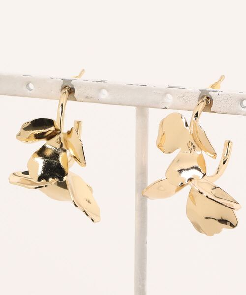 DouDou(ドゥドゥ)の「メタルモチーフピアス(ピアス(両耳用)・レディース・ゴールド/シルバー・FREE)」の12枚目の写真
