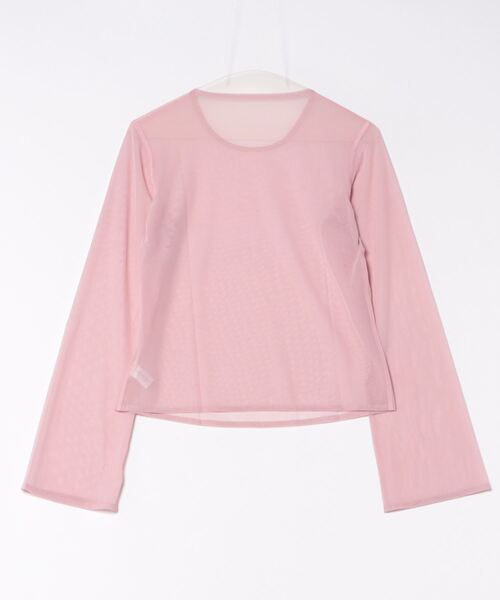 tシャツ 「SIMONE WILD」MESH EASY LS メッシュフレアロングスリーブ シアートップス レディース tシャツ 「SIMONE WILD」MESH EASY LS メッシュフレアロング