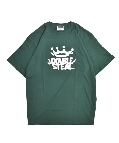 DOUBLE STEAL(ダブルスティール)の「ポップクラウン Tシャツ(Tシャツ/カットソー・メンズ・ホワイト/ブラック/ダークグリーン・MEDIUM/LARGE/X-LARGE)」の3枚目の写真