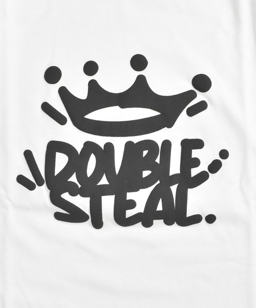 DOUBLE STEAL(ダブルスティール)の「ポップクラウン Tシャツ(Tシャツ/カットソー・メンズ・ホワイト/ブラック/ダークグリーン・MEDIUM/LARGE/X-LARGE)」の7枚目の写真