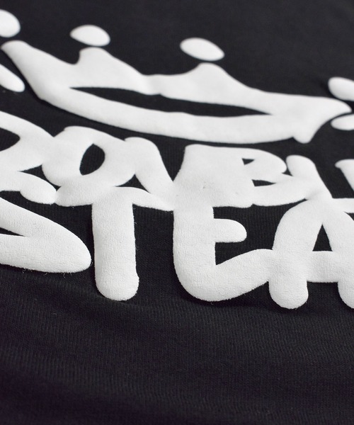 DOUBLE STEAL(ダブルスティール)の「ポップクラウン Tシャツ(Tシャツ/カットソー・メンズ・ホワイト/ブラック/ダークグリーン・MEDIUM/LARGE/X-LARGE)」の8枚目の写真