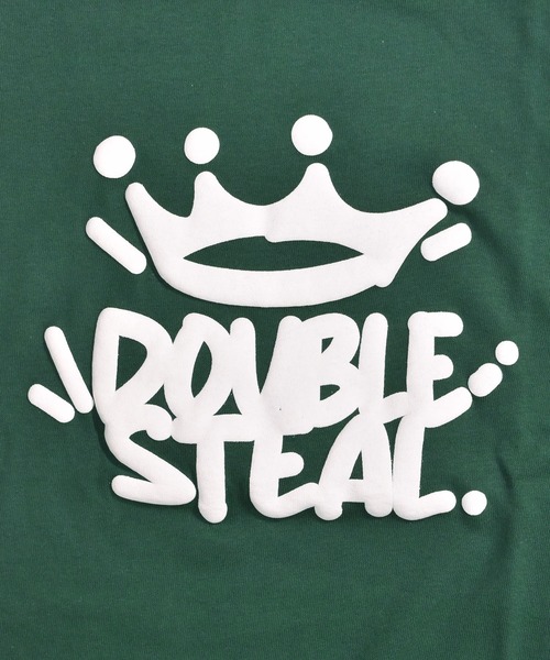 DOUBLE STEAL(ダブルスティール)の「ポップクラウン Tシャツ(Tシャツ/カットソー・メンズ・ホワイト/ブラック/ダークグリーン・MEDIUM/LARGE/X-LARGE)」の11枚目の写真
