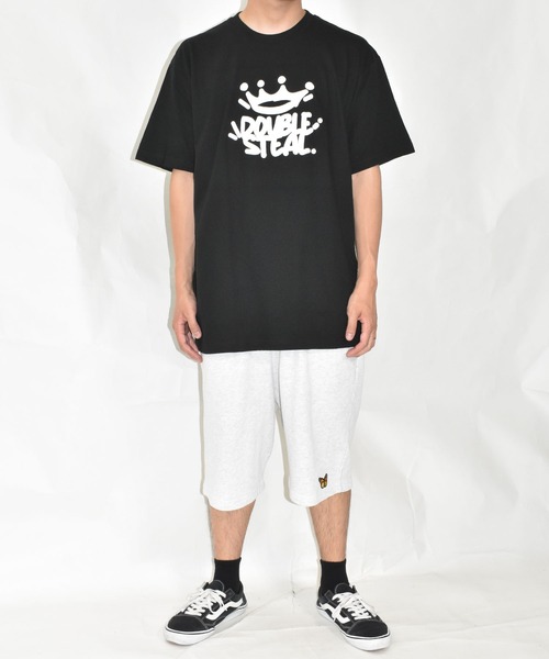 DOUBLE STEAL(ダブルスティール)の「ポップクラウン Tシャツ(Tシャツ/カットソー・メンズ・ホワイト/ブラック/ダークグリーン・MEDIUM/LARGE/X-LARGE)」の13枚目の写真