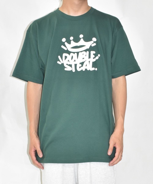 DOUBLE STEAL(ダブルスティール)の「ポップクラウン Tシャツ(Tシャツ/カットソー・メンズ・ホワイト/ブラック/ダークグリーン・MEDIUM/LARGE/X-LARGE)」の14枚目の写真