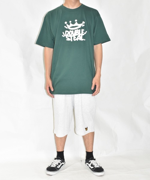 DOUBLE STEAL(ダブルスティール)の「ポップクラウン Tシャツ(Tシャツ/カットソー・メンズ・ホワイト/ブラック/ダークグリーン・MEDIUM/LARGE/X-LARGE)」の15枚目の写真