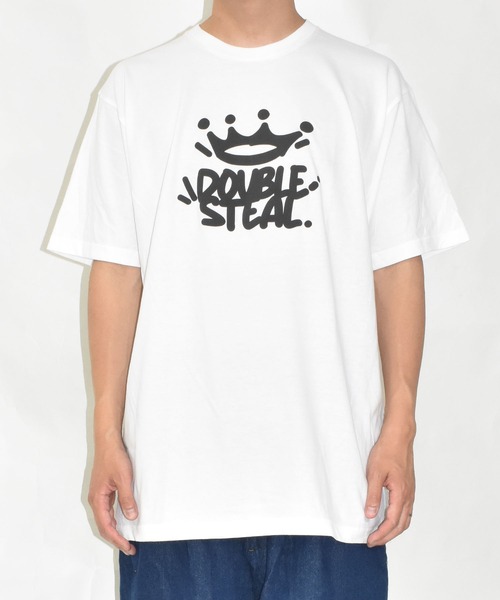 DOUBLE STEAL(ダブルスティール)の「ポップクラウン Tシャツ(Tシャツ/カットソー・メンズ・ホワイト/ブラック/ダークグリーン・MEDIUM/LARGE/X-LARGE)」の16枚目の写真