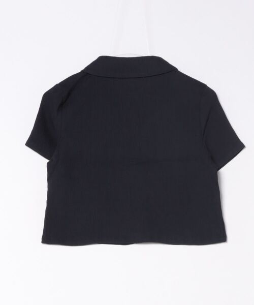 3.3 Field Trip （3.3フィールドトリップ）の「3.3 Field Trip／ワッシャー ショートシャツ（シャツ/ブラウス・レディース・ネイビー/ホワイト/ブルー・FREE）」の9枚目の写真