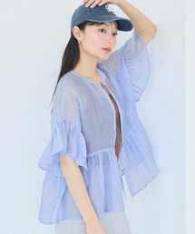 coca（coca）（コカ）の「【WEB限定セール】＼SNSで話題!!／ シアーフリルブラウス（シャツ/ブラウス）」