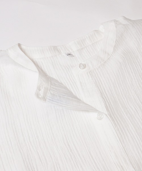 coca(coca)(コカ)の「【田中里奈様着用】\26ss 新色追加/ シアーフリルブラウス(シャツ/ブラウス・レディース・ラベンダー/ホワイト/ライトベージュ/ブラック/ブラウン/ピンク/ライトブルー/ダークベージュ/レッド・M/L/S/XL)」の18枚目の写真