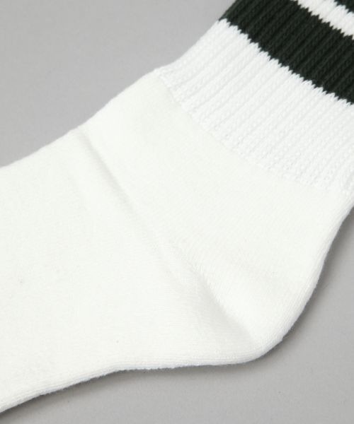 JEANASIS（ジーナシス）の「【The Cotton Exchange】ラインソックス/136557（ソックス/靴下・レディース・ブラック/グレー/ネイビー・FREE）」の7枚目の写真