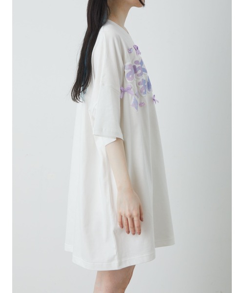 Ank Rouge（アンクルージュ）の「みらくるわんだーおんなのこBigTe（Tシャツ/カットソー・レディース・ブラック/ホワイト/ブルー/ピンク・M）」の13枚目の写真