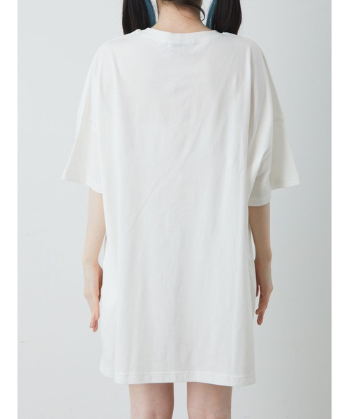 Ank Rouge（アンクルージュ）の「みらくるわんだーおんなのこBigTe（Tシャツ/カットソー・レディース・ブラック/ホワイト/ブルー/ピンク・M）」の12枚目の写真
