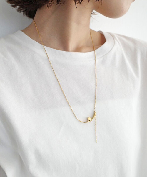SLOBE IENA(スローブイエナ)の「SOAC CUBE NECKLACE S24W02J510(ネックレス・レディース・ゴールド・FREE)」の1枚目の写真