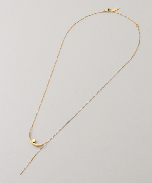 SLOBE IENA(スローブイエナ)の「SOAC CUBE NECKLACE S24W02J510(ネックレス・レディース・ゴールド・FREE)」の2枚目の写真