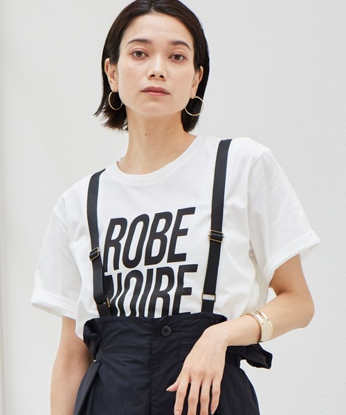 BARNYARDSTORM（バンヤードストーム）の「BARNYARDSTORM / ROBE Tシャツ（Tシャツ/カットソー・レディース・ホワイト×グリーン/ホワイト×ブラック/チャコール・FREE）」の10枚目の写真