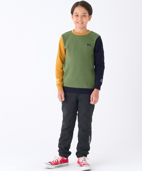 KRIFF MAYER Kid's Collection(クリフメイヤーキッズコレクション)の「なかよしスウェット(スウェット・キッズ・マスタード/ダークネイビー/カラフル/オリーブ/グレー・120/130/140/150/160/170)」の14枚目の写真