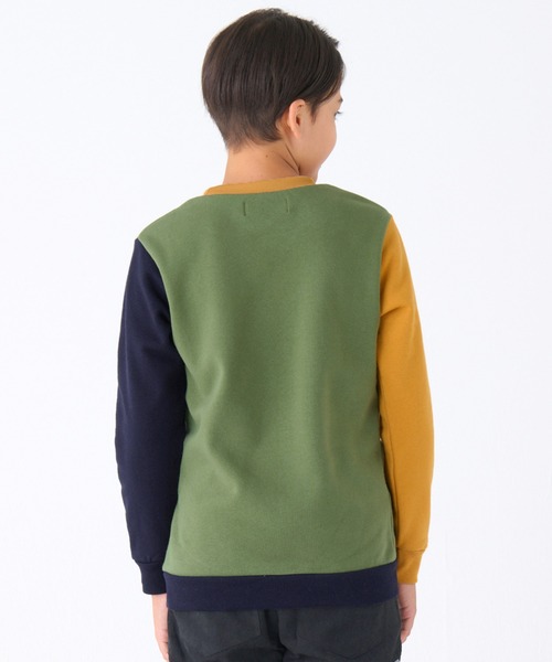 KRIFF MAYER Kid's Collection(クリフメイヤーキッズコレクション)の「なかよしスウェット(スウェット・キッズ・マスタード/ダークネイビー/カラフル/オリーブ/グレー・120/130/140/150/160/170)」の17枚目の写真