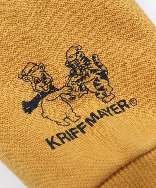 KRIFF MAYER Kid's Collection(クリフメイヤーキッズコレクション)の「なかよしスウェット(スウェット・キッズ・マスタード/ダークネイビー/カラフル/オリーブ/グレー・120/130/140/150/160/170)」の18枚目の写真