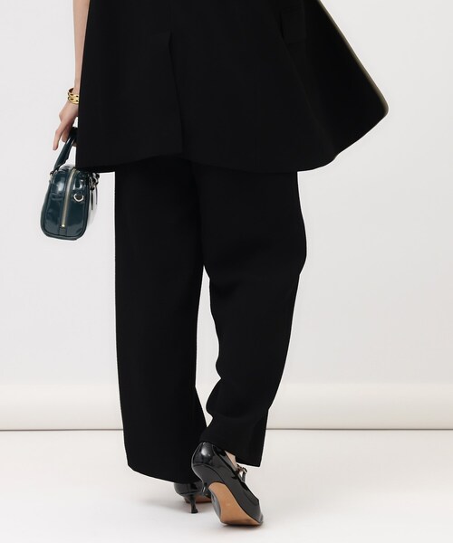 UNTITLED（アンタイトル）の「【セットアップ可能/ウエストゴム】クレープダブル イージーワイドパンツ（その他パンツ・レディース・ブラック/ダークオリーブ・01/02/03/00/04/42/44/46/48/50）」の14枚目の写真