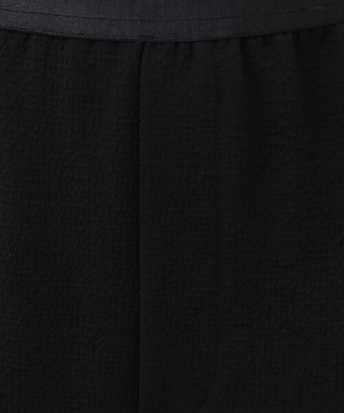 UNTITLED（アンタイトル）の「【セットアップ可能/ウエストゴム】クレープダブル イージーワイドパンツ（その他パンツ・レディース・ブラック/ダークオリーブ・01/02/03/00/04/42/44/46/48/50）」の4枚目の写真
