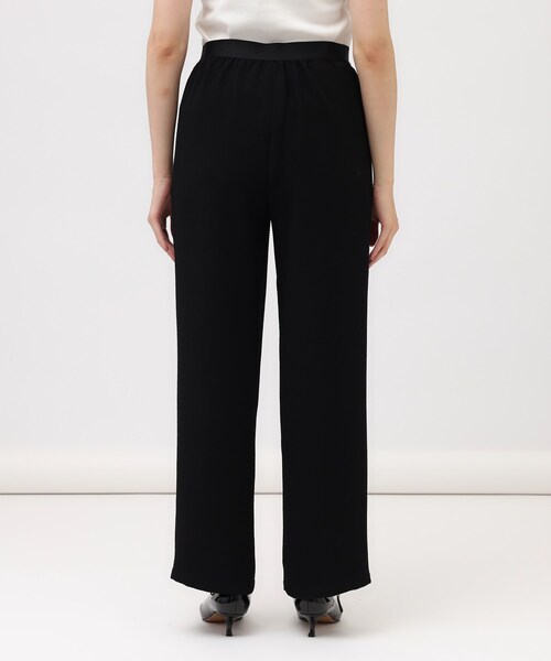 UNTITLED（アンタイトル）の「【セットアップ可能/ウエストゴム】クレープダブル イージーワイドパンツ（その他パンツ・レディース・ブラック/ダークオリーブ・01/02/03/00/04/42/44/46/48/50）」の7枚目の写真