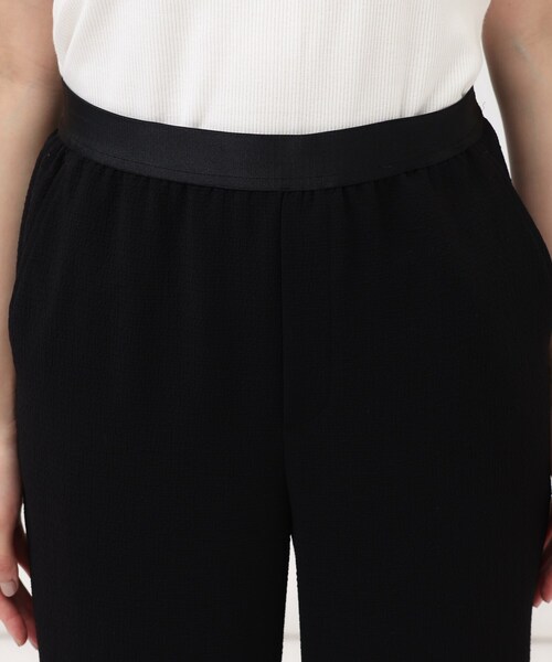UNTITLED（アンタイトル）の「【セットアップ可能/ウエストゴム】クレープダブル イージーワイドパンツ（その他パンツ・レディース・ブラック/ダークオリーブ・01/02/03/00/04/42/44/46/48/50）」の8枚目の写真