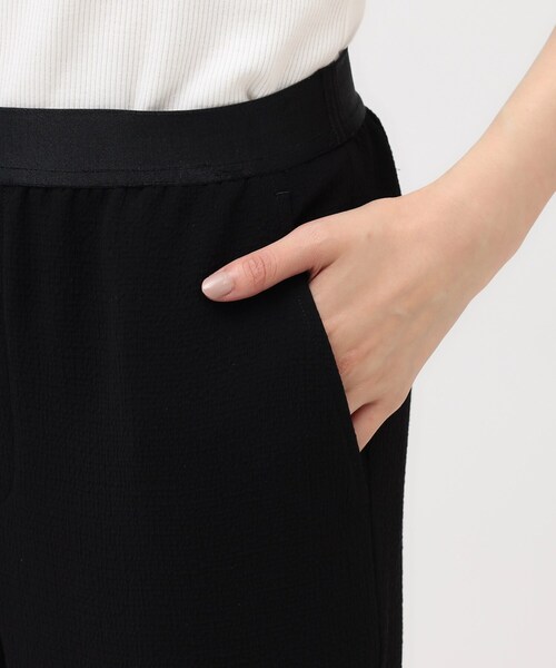 UNTITLED（アンタイトル）の「【セットアップ可能/ウエストゴム】クレープダブル イージーワイドパンツ（その他パンツ・レディース・ブラック/ダークオリーブ・01/02/03/00/04/42/44/46/48/50）」の9枚目の写真