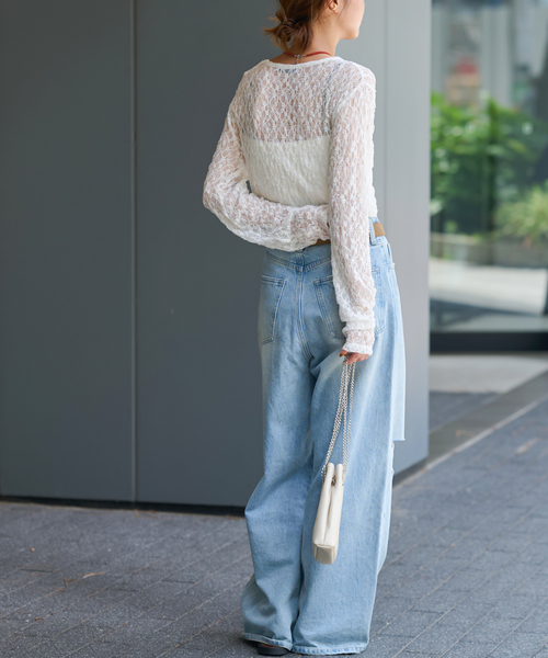 JOURNAL STANDARD relume／シアーレースロングスリーブTEE JOURNAL STANDARD relume（ジャーナルスタンダード レリューム