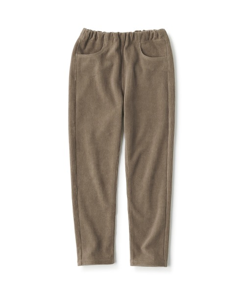 無印良品（ムジルシリョウヒン）の「キッズ　ジャージーコーデュロイレギンスパンツ（その他パンツ・キッズ・ライトベージュ/ブラウン系/チャコールグレー/ネイビー・110/120/130/140/150）」の3枚目の写真