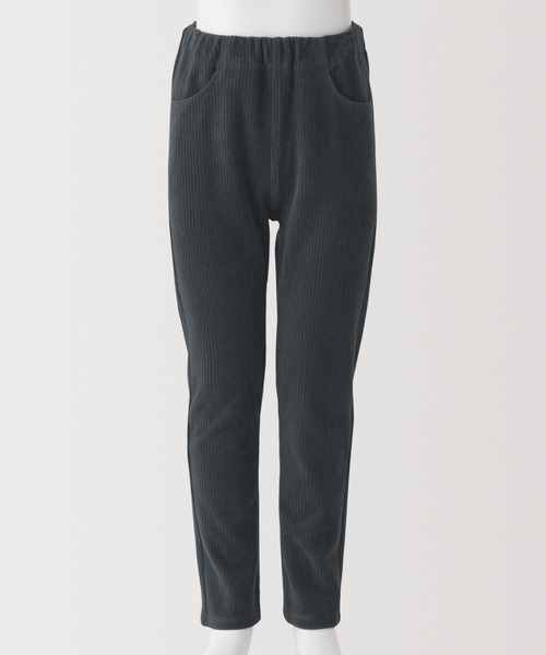 無印良品（ムジルシリョウヒン）の「キッズ　ジャージーコーデュロイレギンスパンツ（その他パンツ・キッズ・ライトベージュ/ブラウン系/チャコールグレー/ネイビー・110/120/130/140/150）」の5枚目の写真