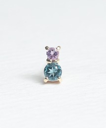 NOIR DE POUPEE（ノワールドプーペ）の「petit joie K10 2粒 スタッド