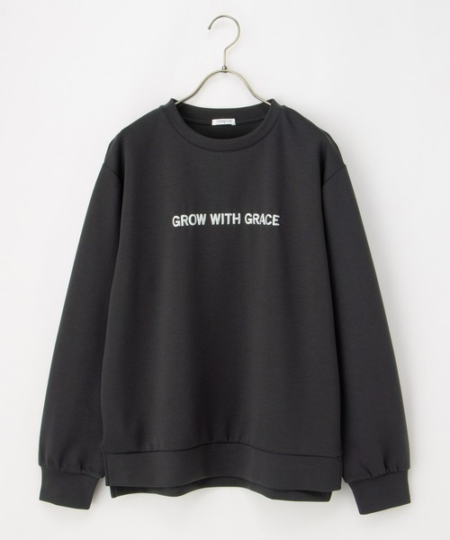 セール】きれいめロゴスウェット（スウェット）｜Honeys