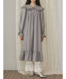 merry jenny | フリルカラーギャザーワンピース(ワンピース)