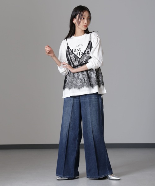 NANO universe（ナノユニバース）の「ロゴロングスリーブＴシャツ（Tシャツ/カットソー・レディース・その他4/その他6/その他1/その他2/その他3/その他5・FREE）」の17枚目の写真