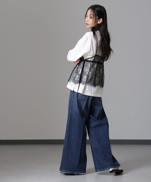 NANO universe（ナノユニバース）の「ロゴロングスリーブＴシャツ（Tシャツ/カットソー・レディース・その他4/その他6/その他1/その他2/その他3/その他5・FREE）」の18枚目の写真