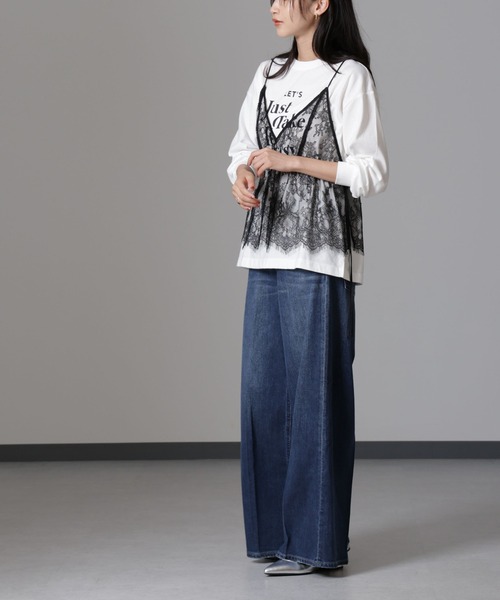 NANO universe（ナノユニバース）の「ロゴロングスリーブＴシャツ（Tシャツ/カットソー・レディース・その他4/その他6/その他1/その他2/その他3/その他5・FREE）」の19枚目の写真