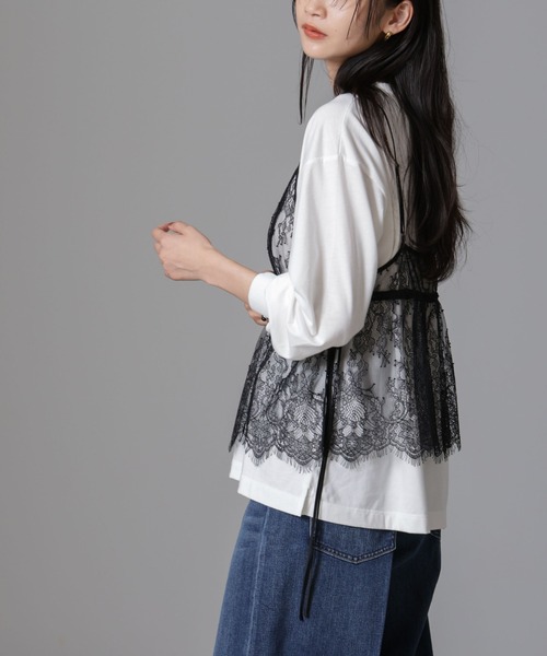 NANO universe（ナノユニバース）の「ロゴロングスリーブＴシャツ（Tシャツ/カットソー・レディース・その他4/その他6/その他1/その他2/その他3/その他5・FREE）」の15枚目の写真