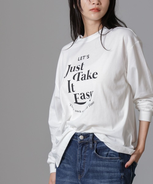 NANO universe（ナノユニバース）の「ロゴロングスリーブＴシャツ（Tシャツ/カットソー・レディース・その他4/その他6/その他1/その他2/その他3/その他5・FREE）」の22枚目の写真