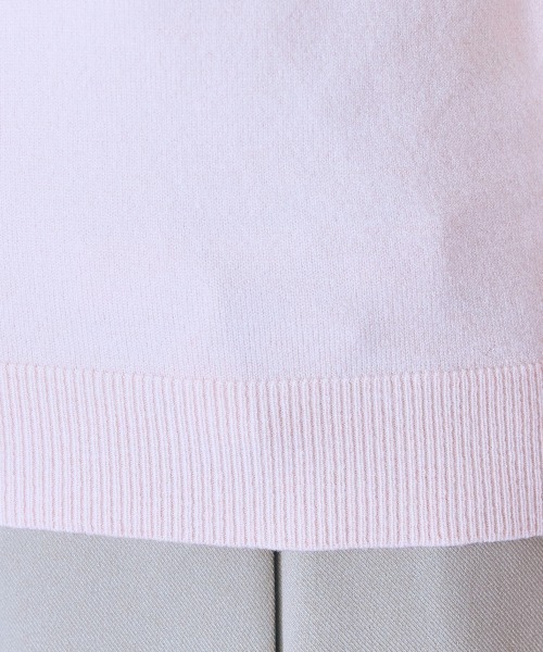 marun（マルン）の「＜大きいサイズ＞ ニットトップス marun（ニット/セーター・レディース・ピンク/ブラック/オフホワイト・5L/4L/3L/LL/L）」の22枚目の写真