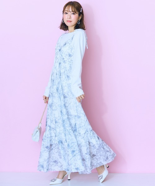 marun（マルン）の「＜大きいサイズ＞ ニットトップス marun（ニット/セーター・レディース・ピンク/ブラック/オフホワイト・5L/4L/3L/LL/L）」の7枚目の写真