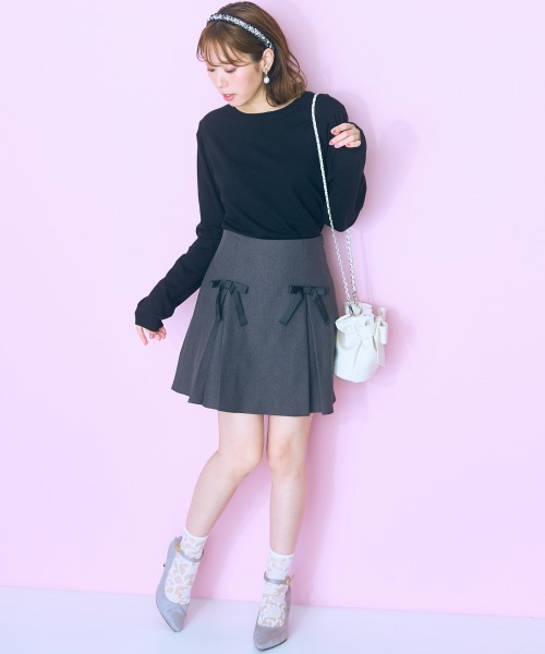 marun（マルン）の「＜大きいサイズ＞ ニットトップス marun（ニット/セーター・レディース・ピンク/ブラック/オフホワイト・5L/4L/3L/LL/L）」の8枚目の写真