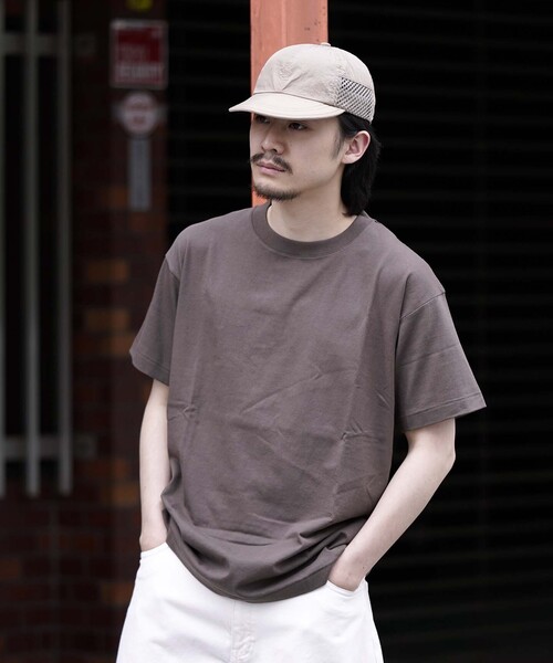 WISM（ウィズム）の「【BASEMENT GEAR / ベースメントギア】7oz Garment Wash S/SL Tee（Tシャツ/カットソー・メンズ・ホワイト/ライトグレー/ブラック/ベージュ/ネイビー/カーキ/ピンク/グリーン系その他/ブラウン・MEDIUM/LARGE/X-LARGE/XX-LARGE）」の17枚目の写真