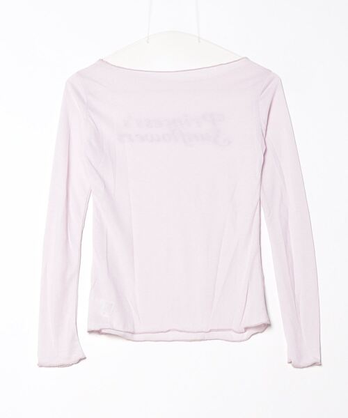 【THEAIRTOWN】リボン オフショル ルーズ ロング Ｔシャツ 3色 セール】オフショルロンT/長袖Tシャツ（Tシャツ/カットソー