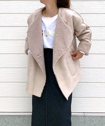 フェイクムートンブルゾン