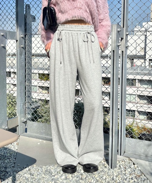 FOREVER 21（フォーエバー トゥエンティーワン）の「【2024FW】ウエストリボンスウェットパンツ（スウェットパンツ・レディース・グレー/チャコールグレー/ブルー・SMALL/MEDIUM）」の2枚目の写真