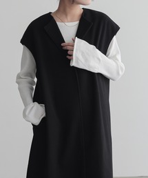 for/c（フォーシー）の「ウールライクノーカラージレ【サスティナブル】（ノーカラーコート）」