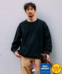 FREAK'S STORE | FREAK’S STORE/フリークスストア HEAVY WEIGHT CREW NECK SWT 15oz/ヘビーウェイト クルーネックスウェット/15オンス/リラックスフィット/USAコットン(スウェット)