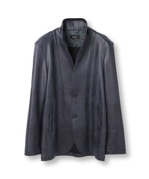 極美品　メンズビギ　テーラードジャケット　花柄　麻100％　ベージュ　アンコン MEN'S BIGI｜メンズビギのテーラードジャケット（花柄